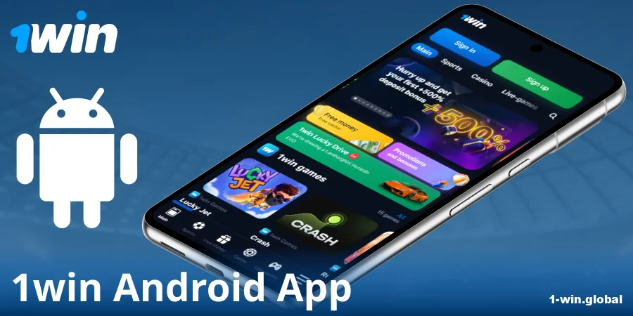 Download the 1Win app for Android