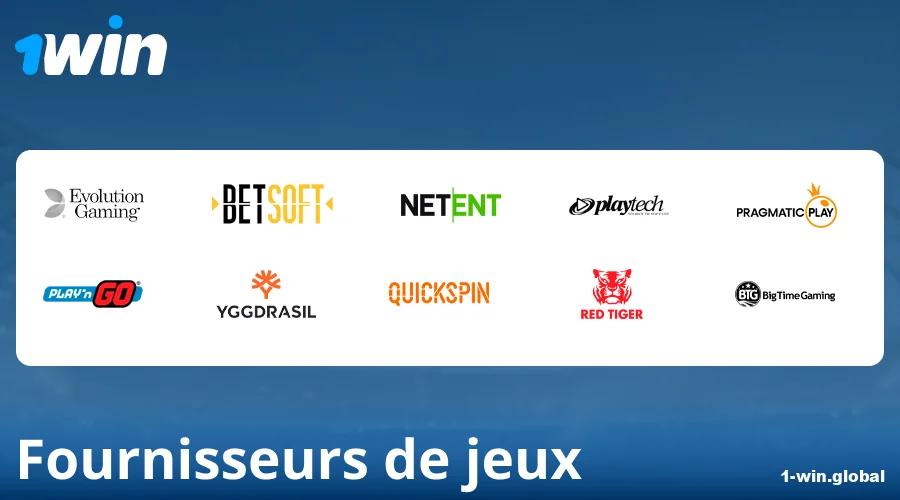 Développeurs de jeux de casino chez 1Win France