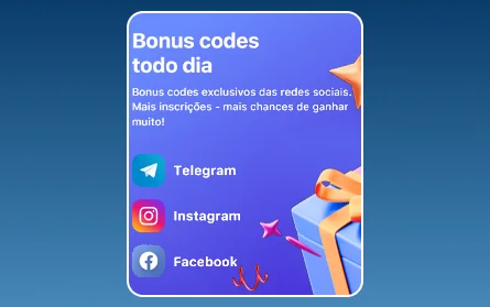Bônus por redes sociais para jogadores do 1Win BR