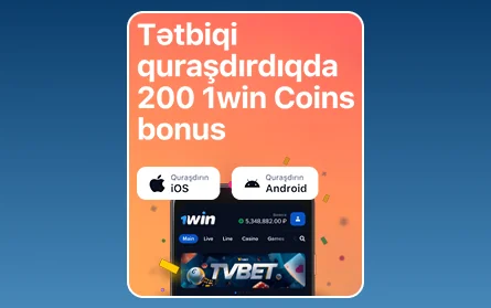 1Win AZ mobil tətbiq bonusu