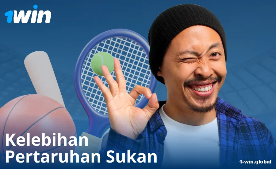 Kelebihan pertaruhan sukan untuk petaruh 1Win