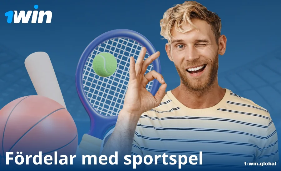 Fördelar med sportsatsningar för svenska spelare på 1Win