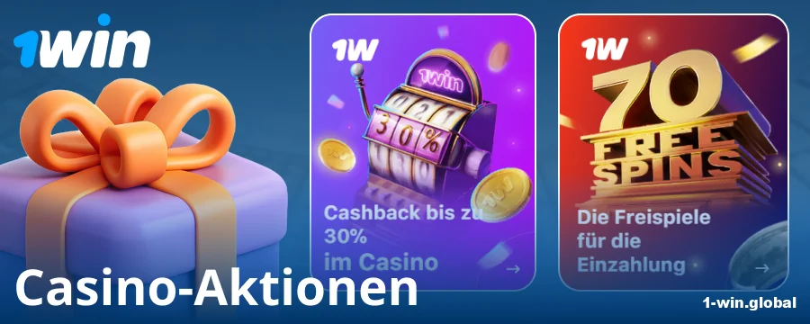 Casino-Boni für Spieler bei 1Win Deutschland