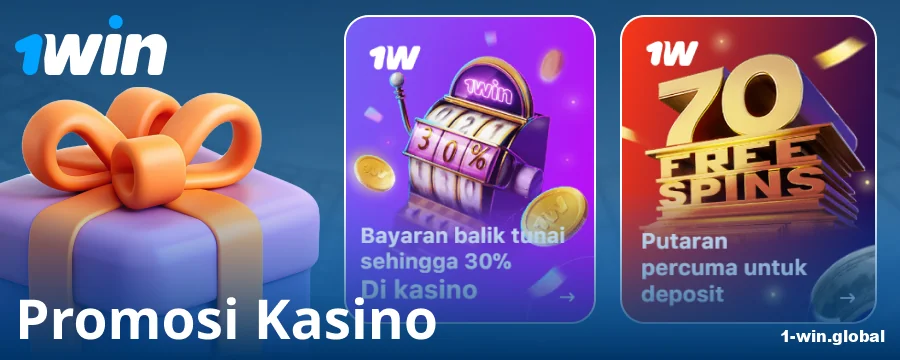 Bonus kasino untuk pemain 1Win