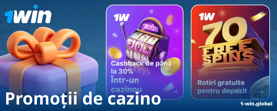Bonusuri la cazino pentru jucătorii 1Win România