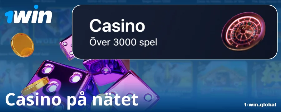 Spela på 1Win casino online SE
