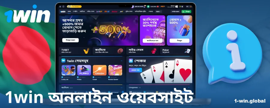1Win বাংলাদেশ ক্যাসিনোর তথ্য