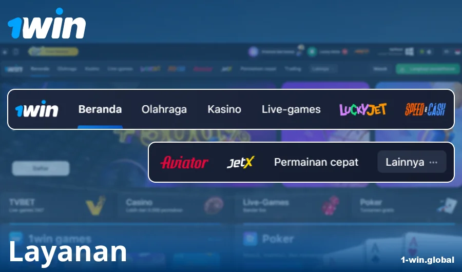 Fungsionalitas Situs 1Win Indonesia