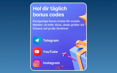 Bonus für soziale Netzwerke für Spieler bei 1Win DE