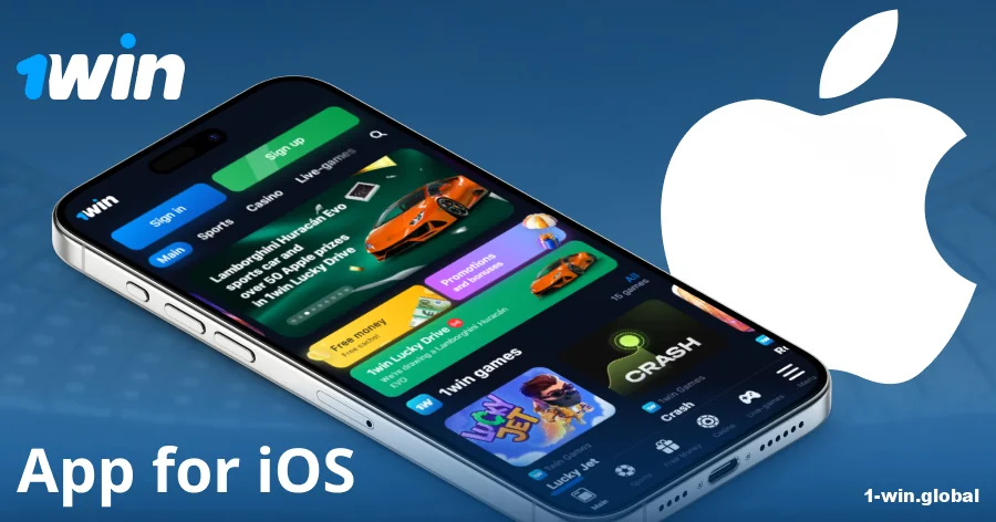 iOS version of the 1win application