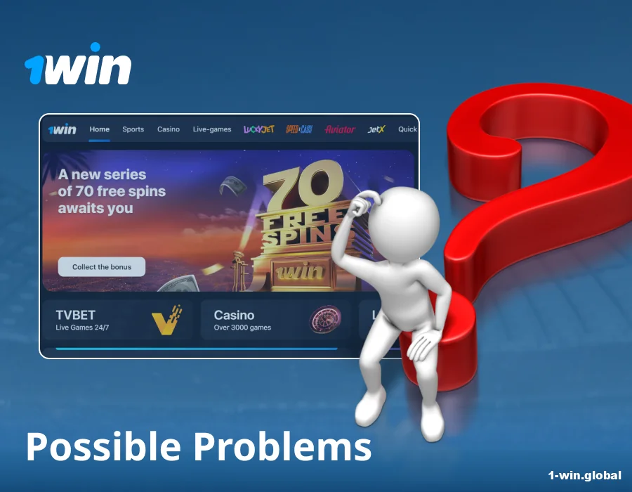 Possible issues with 1win registration and fixes