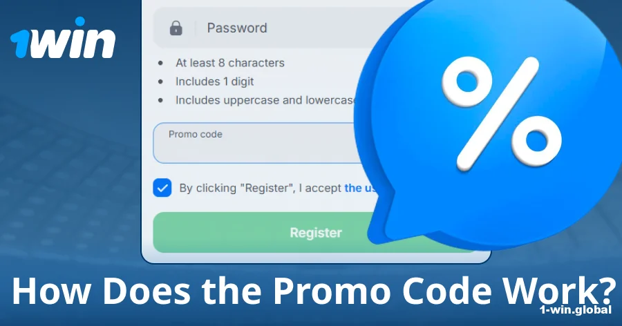 How the 1win promo code functions